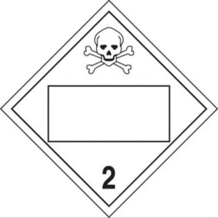 Accuform BLANK DOT PLACARD HAZARD CLASS 2 MPL4DG2CVP25 MPL4DG2CVP25